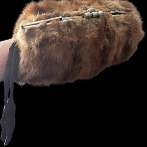 Brown Fur Hand Muff